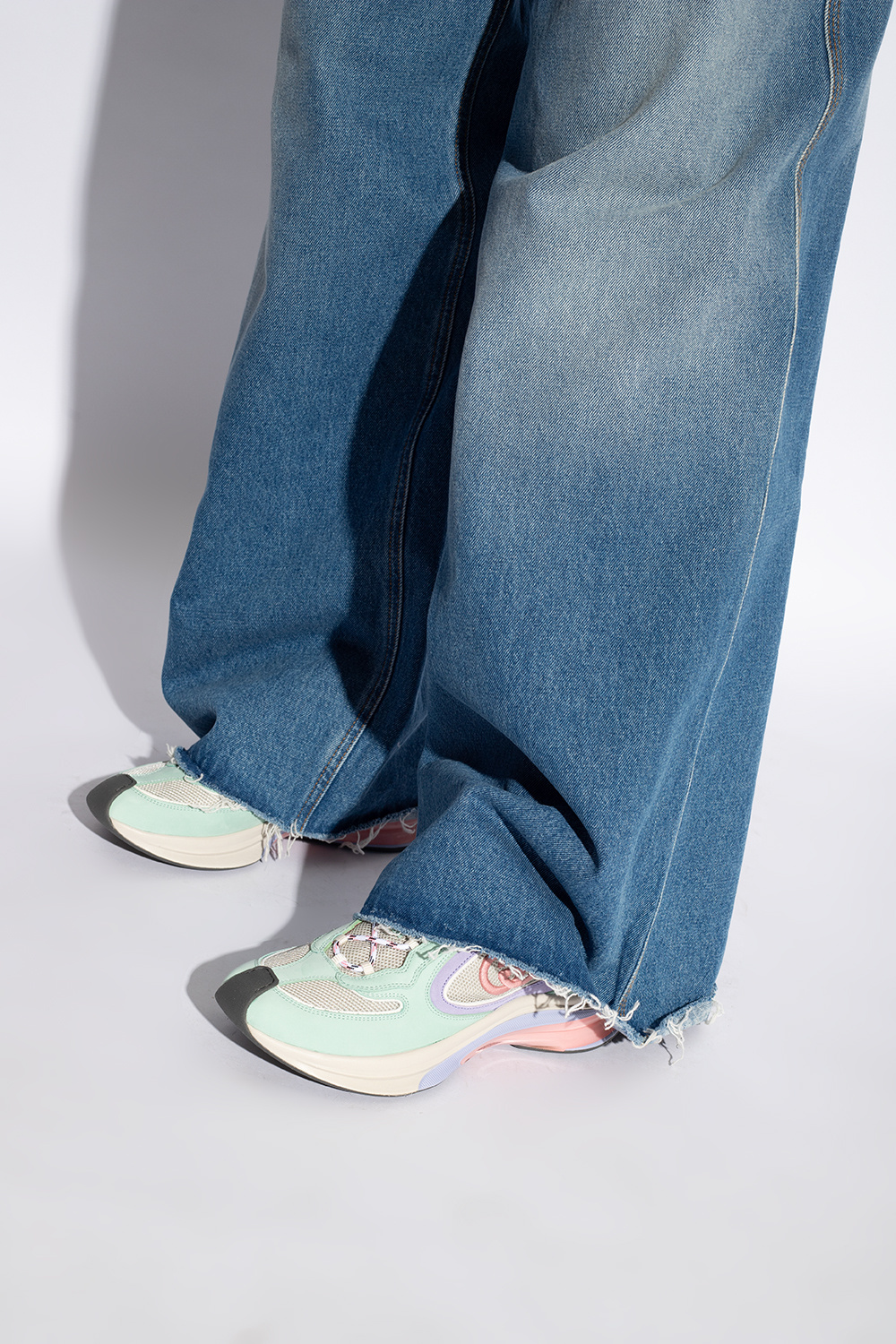 GUCCI RUN SNEAKER ラン レディース ブルー/マルチ GUCCI RUN SNEAKER ラン レディース ブルー/マルチ - メルカリ